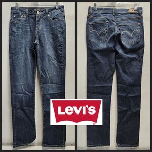 Levis 575 Mid Rise Skinny western style jeans ~ womens size 6 (28x32)
